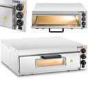 Single chamber pizza oven with glass 1 pizza 60 cm 230 V 3000 W