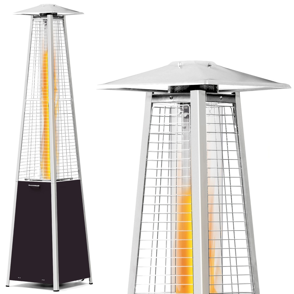 Heating lamp gas patio heat radiator "Pyramid" - Hendi 272404