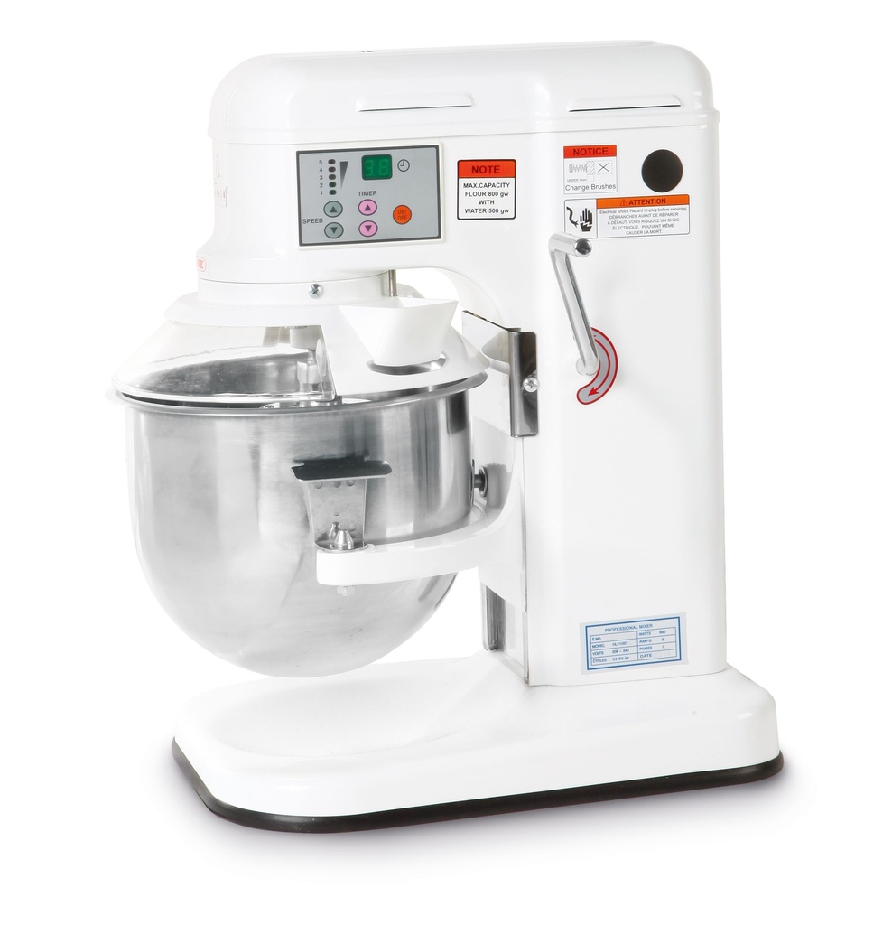 Planetary confectionery robot mixer with timer 7L - Hendi 226261