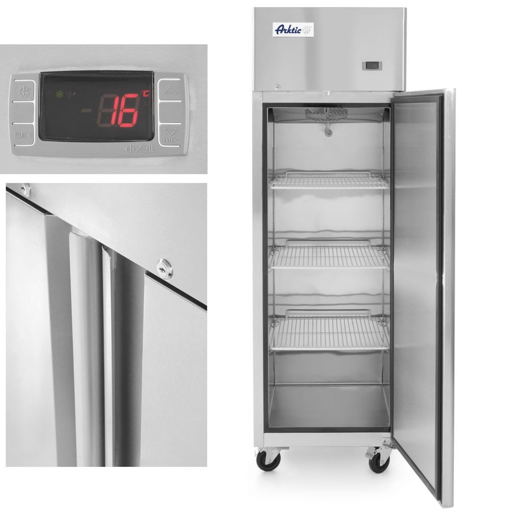 Food service 1-door freezer cabinet Profi Line 410L - Hendi 233115