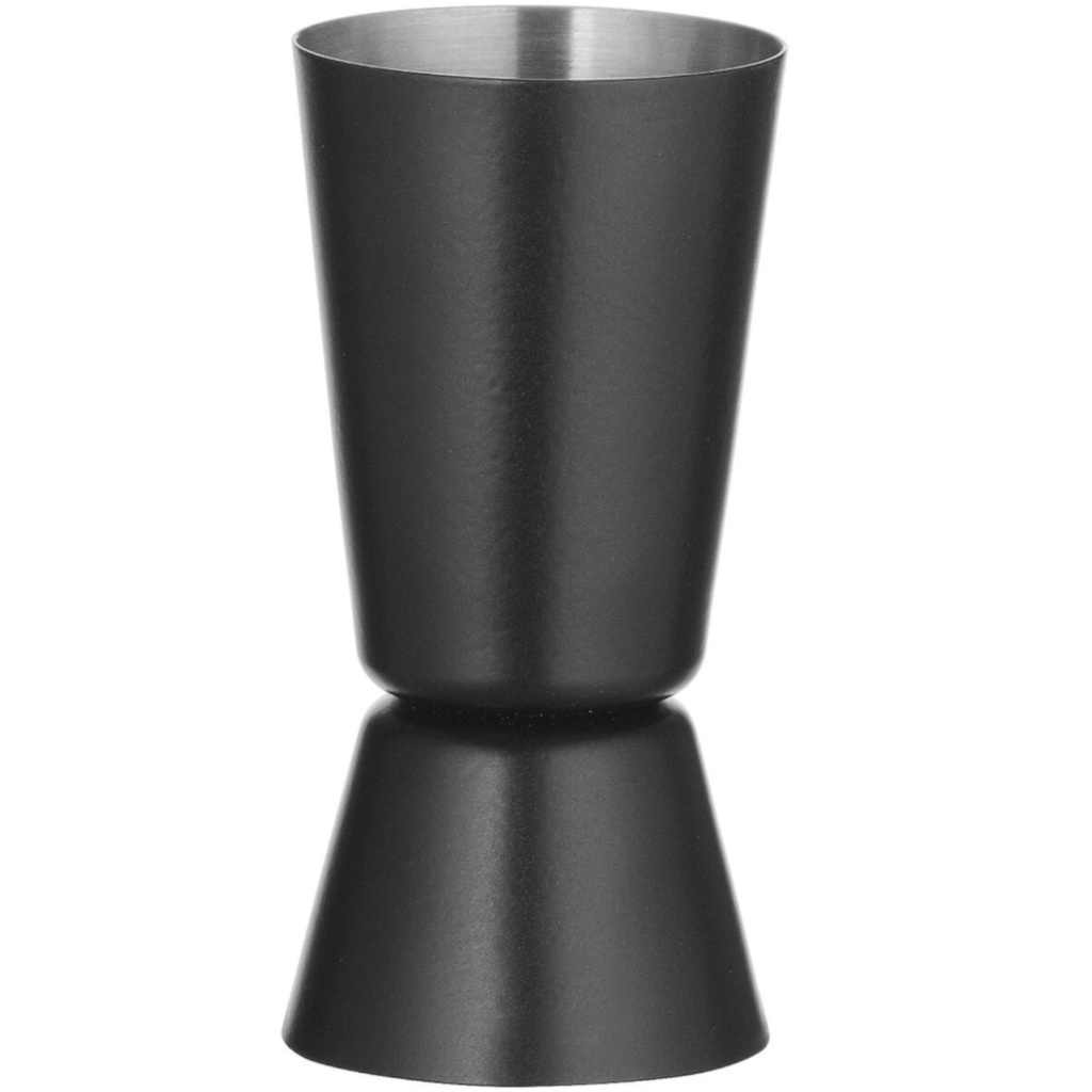 Double-sided bar measure for drinks cocktails 25 ml 35 ml - black