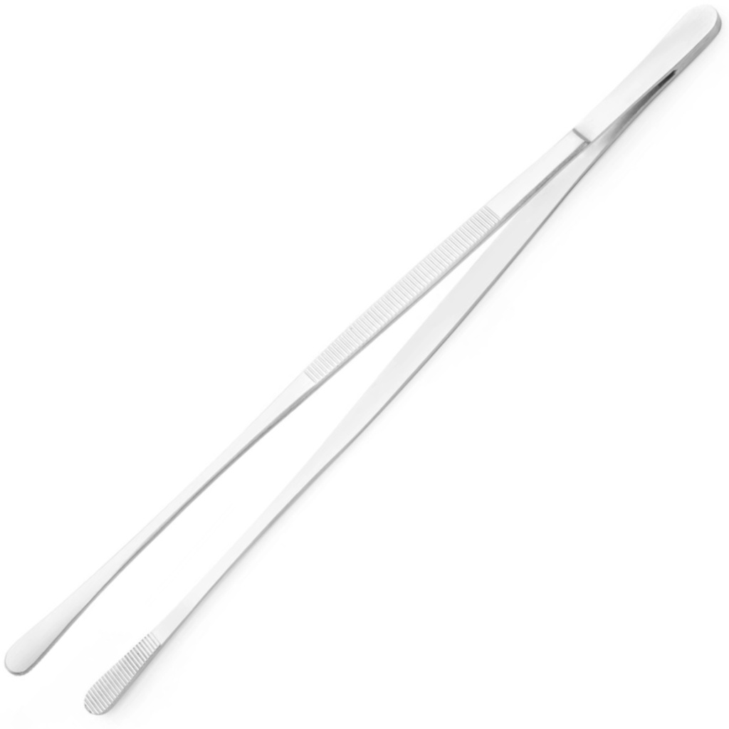Kitchen tweezers with round tips 305 mm - Hendi 680193