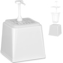 Sauce dispenser mayonnaise dispenser with pump 2.5 l white - Hendi 203545