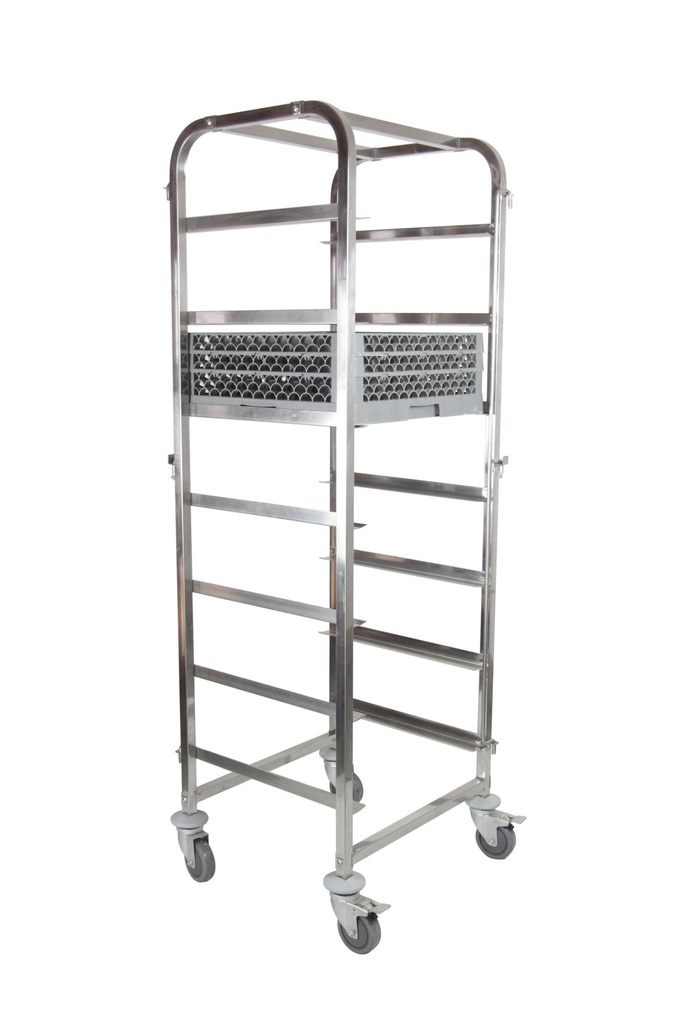 Nõudepesumasina korvi transportkäru 7 x 500x500mm - Hendi 810583