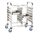 Double container transport cart 12 x GN 1/1 - Hendi 810569