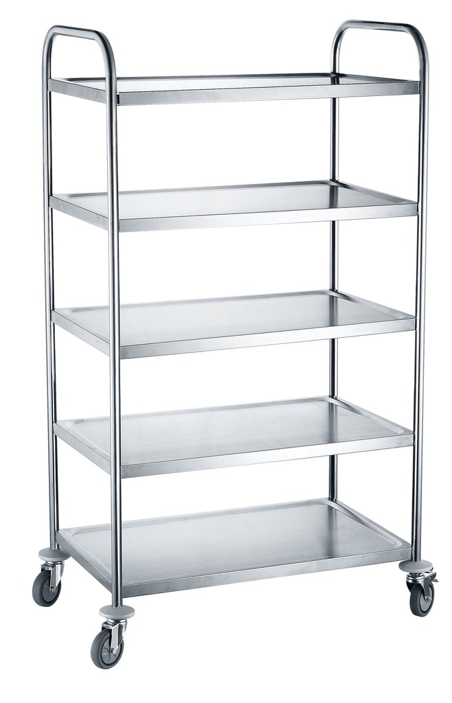 5-shelf steel waiter's cart - Hendi 810125