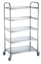 5-shelf steel waiter's cart - Hendi 810125