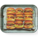 Tasty burger non-slip serving tray 330 x 430 mm - Hendi 508008