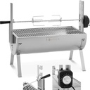 Charcoal grill with electric rotating spit for roasting a pig 4 W 15 kg 82 cm