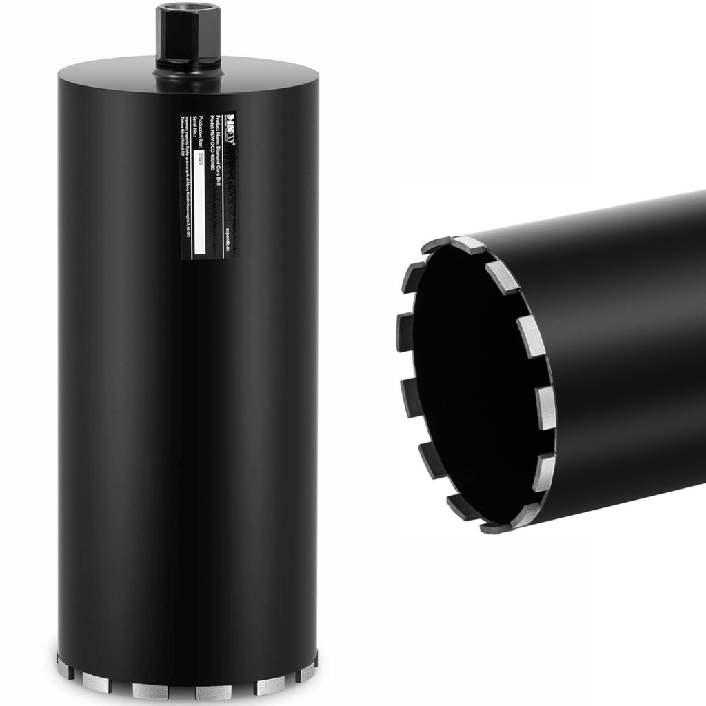 Teemantpuuripuur betoonkivile 1 1/4'' pikkus 400 mm diameeter 180 mm