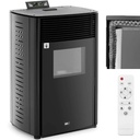Free standing pellet stove with remote control 50-325 m3 13000 W.