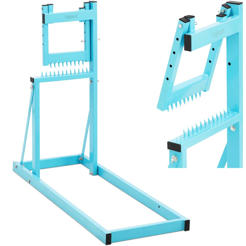 Wood cutting stand buck foldable up to log diameter 25 cm length 2.4 m.