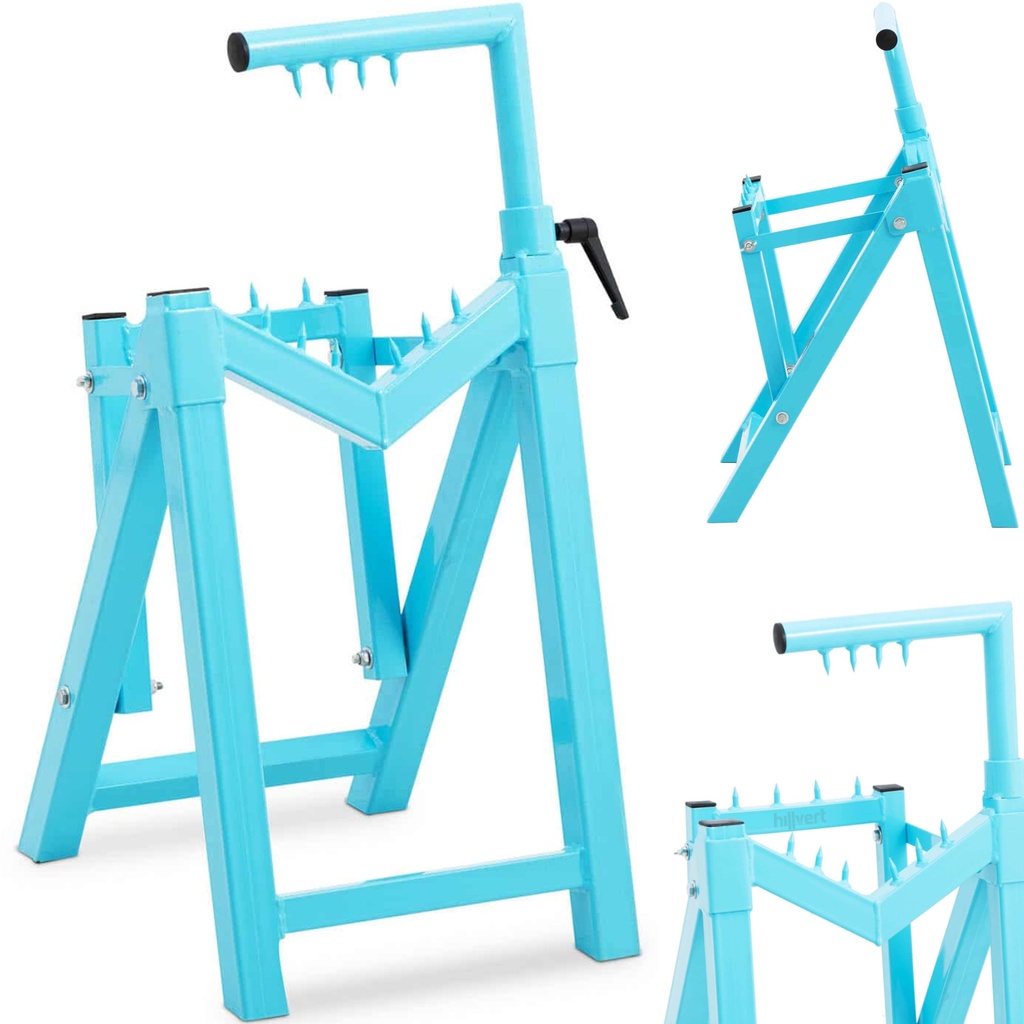 Wood cutting stand buck foldable for log diameter 26 cm length 3 m.