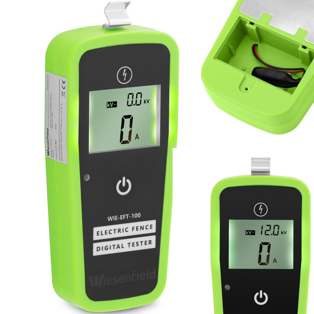 LCD electric shepherd fence voltage tester 0-12000 V