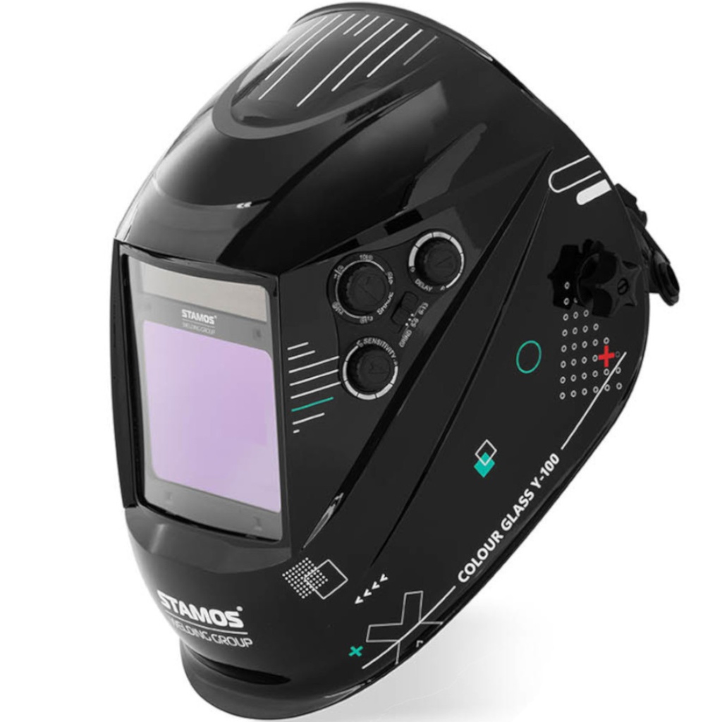 Automatic welding visor mask with grind function COLOUR GLASS Y-100