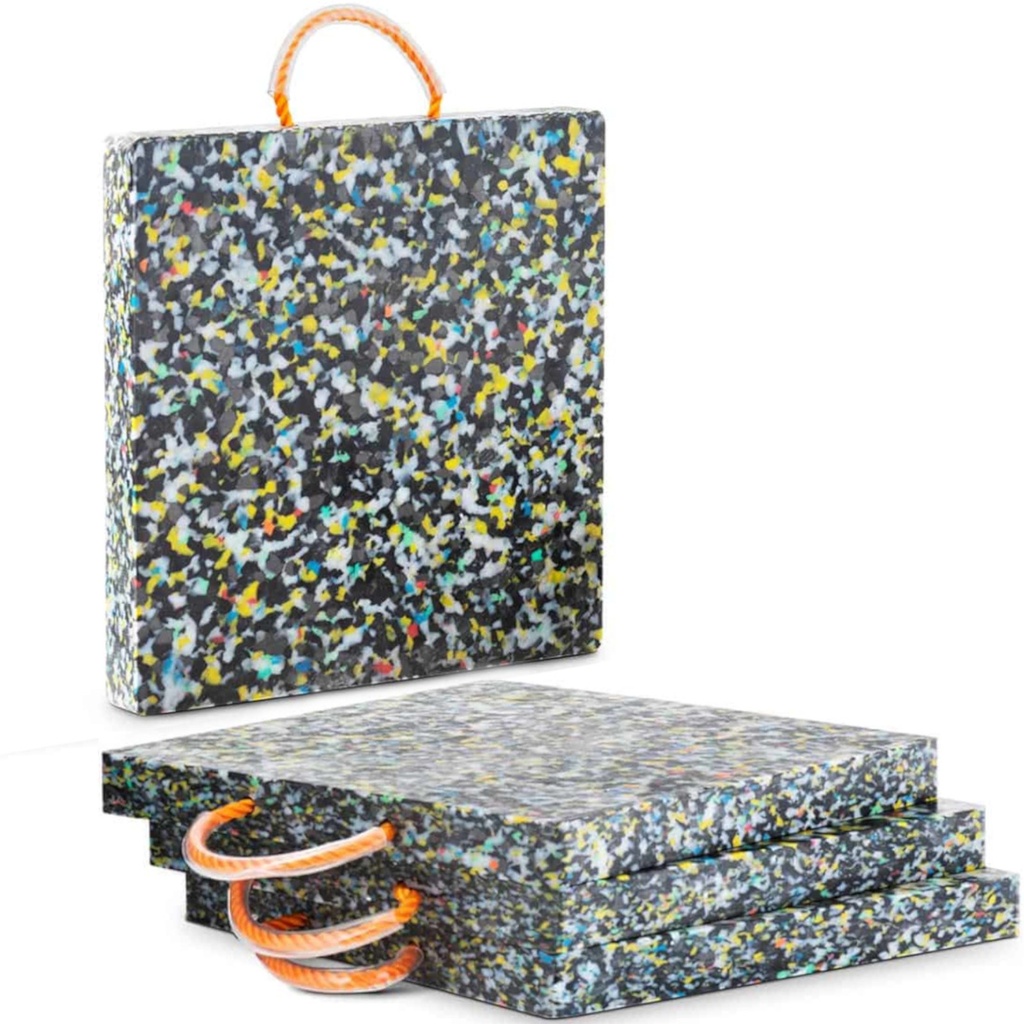 Square stabilization pad for crane feet 40 x 40 cm up to 12000 kg set of 4 pcs.