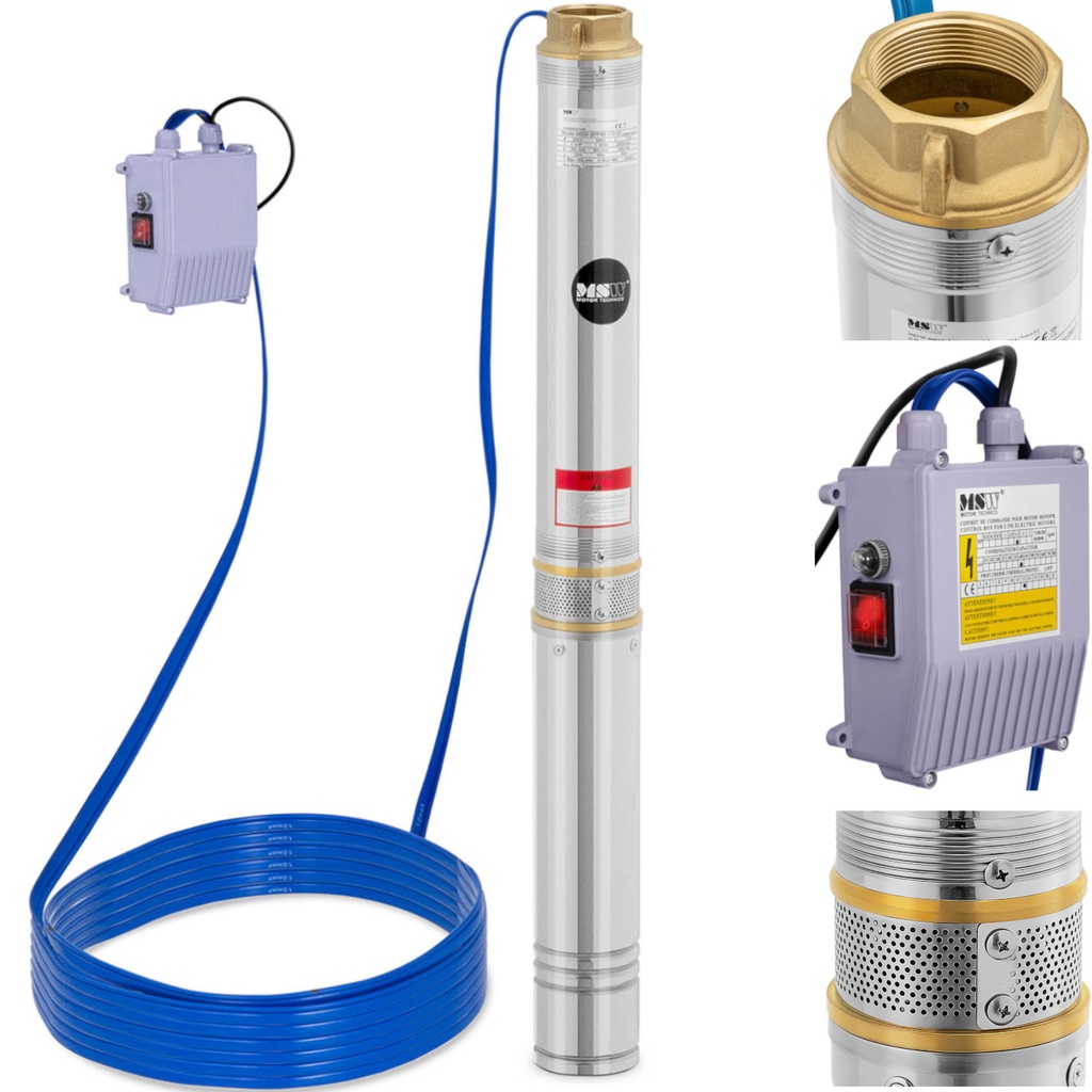 STAL 1500 W 10800 l/h deep well pump up to 54 m