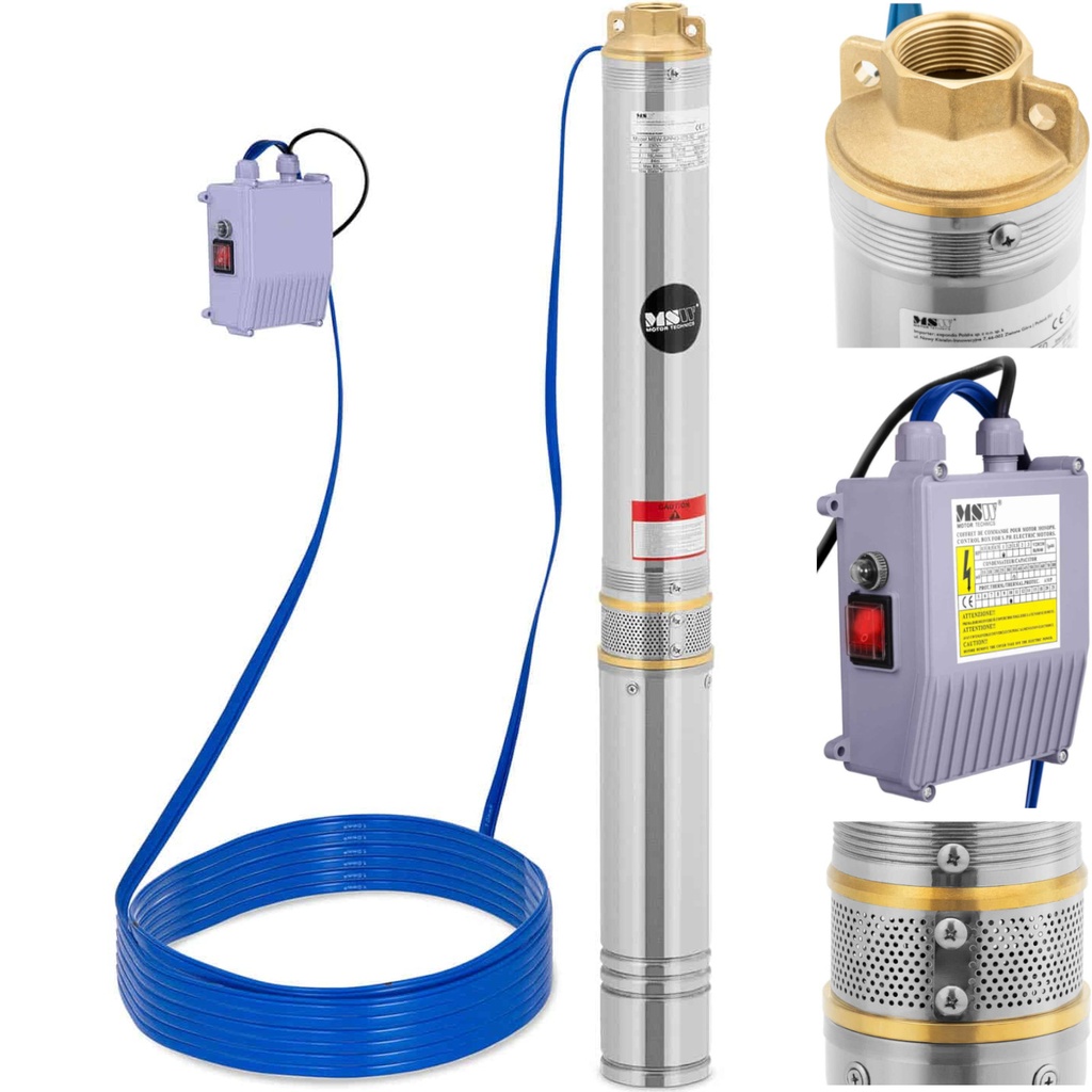 Deep well pump STAL 1000 W 4000 l/h up to 91 m