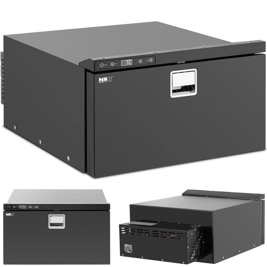 Built-in drawer refrigerator in an RV car on a yacht 12 V -12-10C 40 l