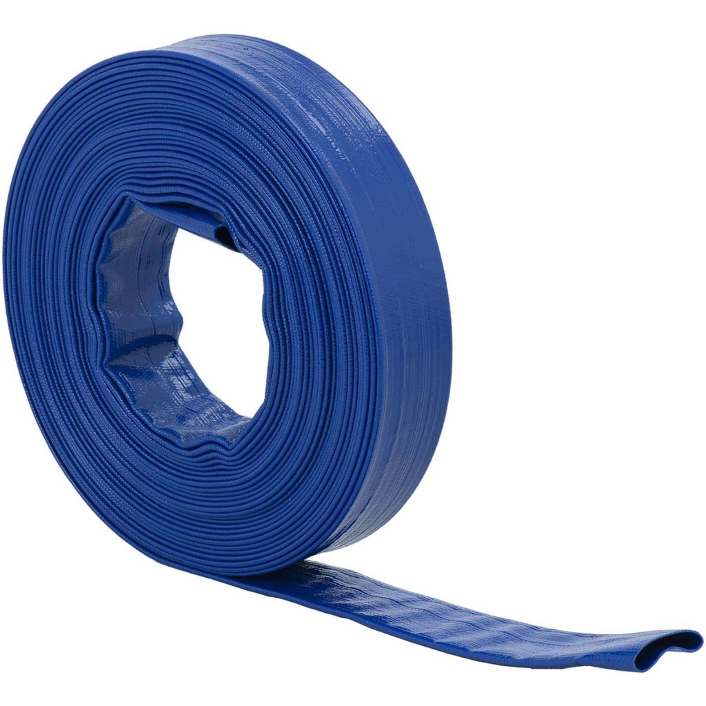 Garden water pump flat hose reinforced 1 1/2'' 38 mm 7-21 bar 20 m