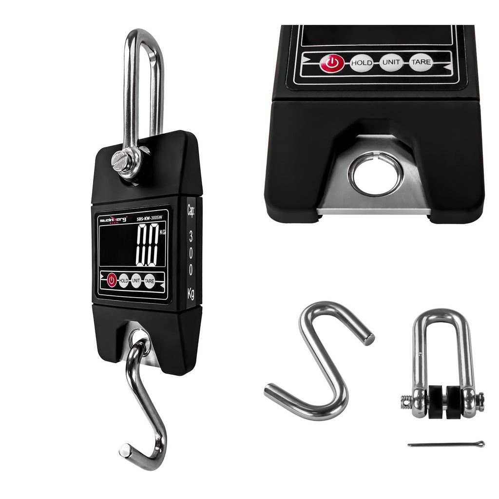 Hanging hook scale SBS-KW-300SW up to 300kg / 100g