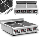 Induktsioonpliit 4 pliidi reguleeritav taimer 400 V 4 x 3500 W