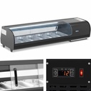LED-valgustusega sushikapp 6 x GN 1/3