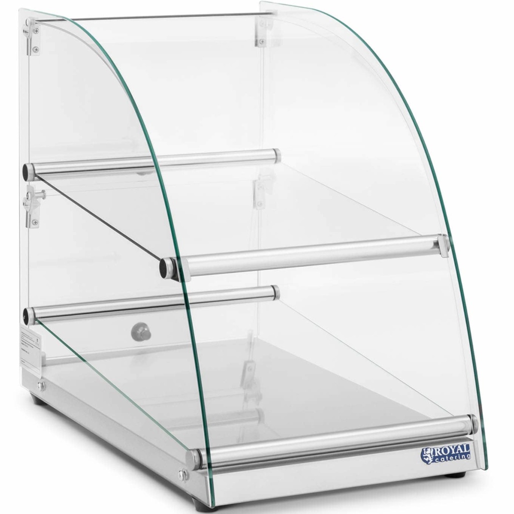 Self-service buffet display case 2 levels 70 l