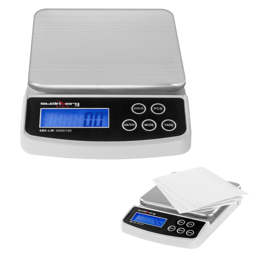 Postal scale for parcels and letters SBS-LW-5000/100 up to 5kg / 0.1g