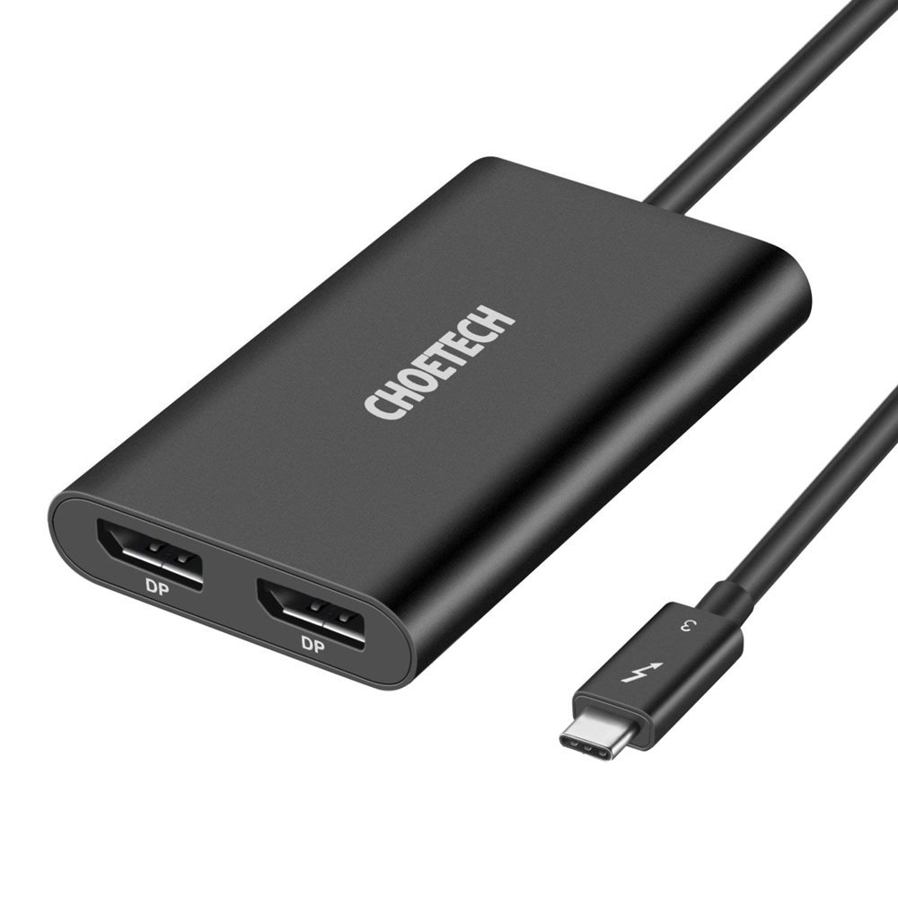 USB Type C Thunderbolt 3 jagamisadapter must
