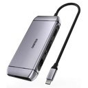 Multifunktsionaalne USB HUB SD ja TF kaardilugeja HDMI 4K VGA Full HD RJ45 9in1 hall