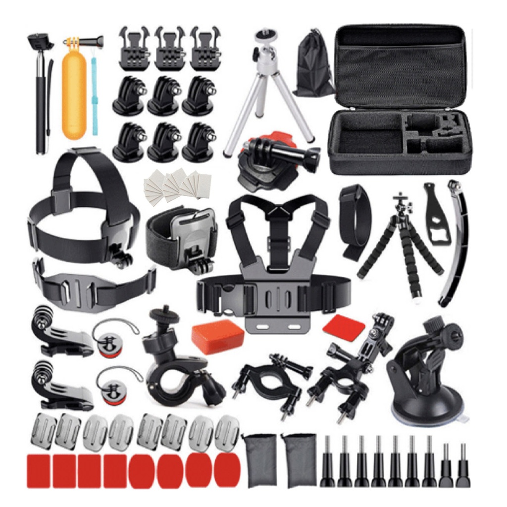 GoPro DJI Insta360 SJCam Eken 118in1 spordikaamera kinnituse lisatarvikute komplekt
