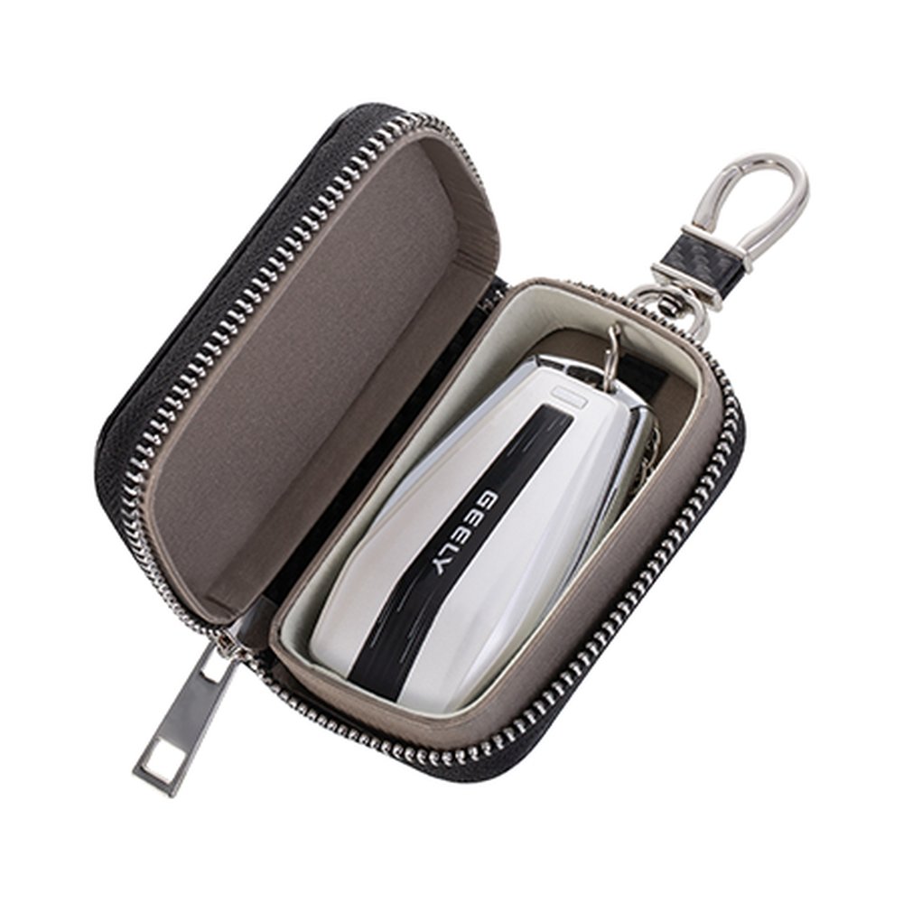 Car key case blocking radio waves Faraday cage black