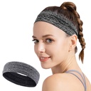 Sports headband for running fitness exercises grey
