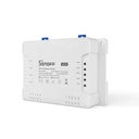 Intelligent 4 channel WiFi current switch relay white 4CHR3