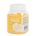 Colorful cotton candy yellow sugar with bubble gum flavor 400g