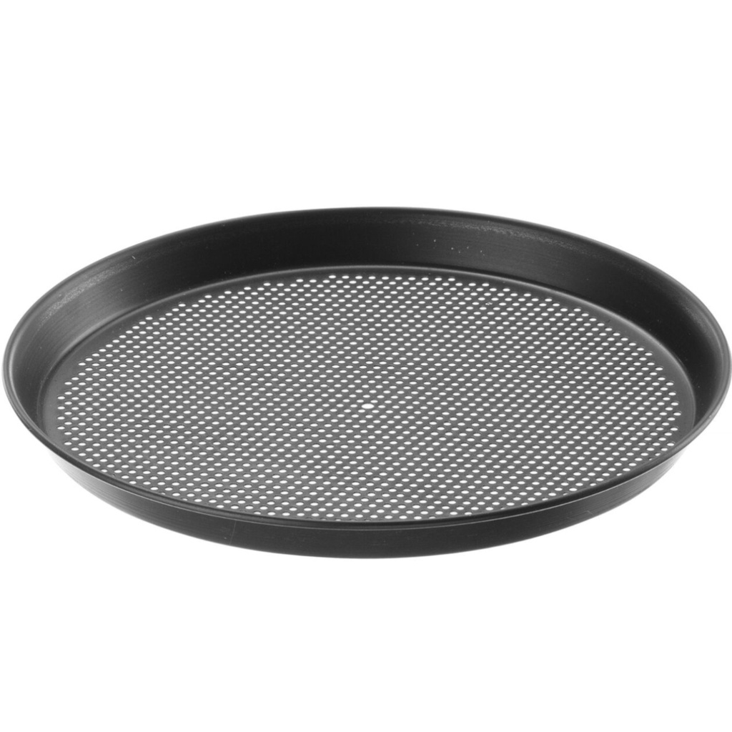 Sheet pan for baking pizzas round perforated diameter 260 mm - Hendi 616901