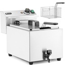 Electric adjustable fryer with drain tap 400 V 66000 W 10 l - Hendi 209424