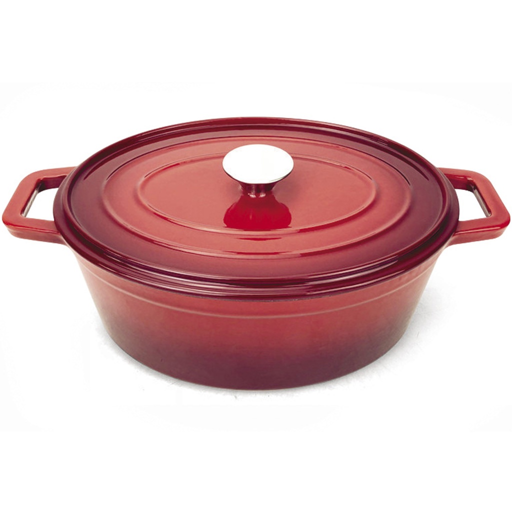 Enameled cast iron pot 3.4 l red - Hendi 626832