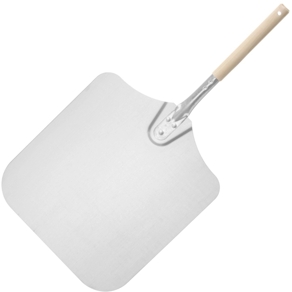 Pizza shovel with short handle square 355 x 710 mm - Hendi 618042