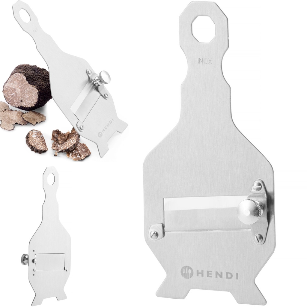 Mandolin truffle slicer adjustable 0.2-3 mm - Hendi 229835