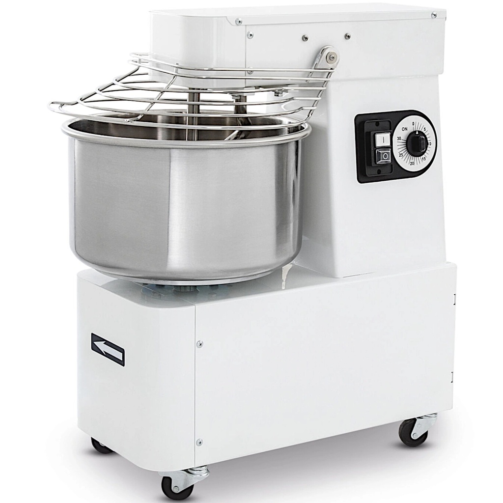 Spiral mixer with fixed head and bowl 22 l 56 kg/h 750 W
