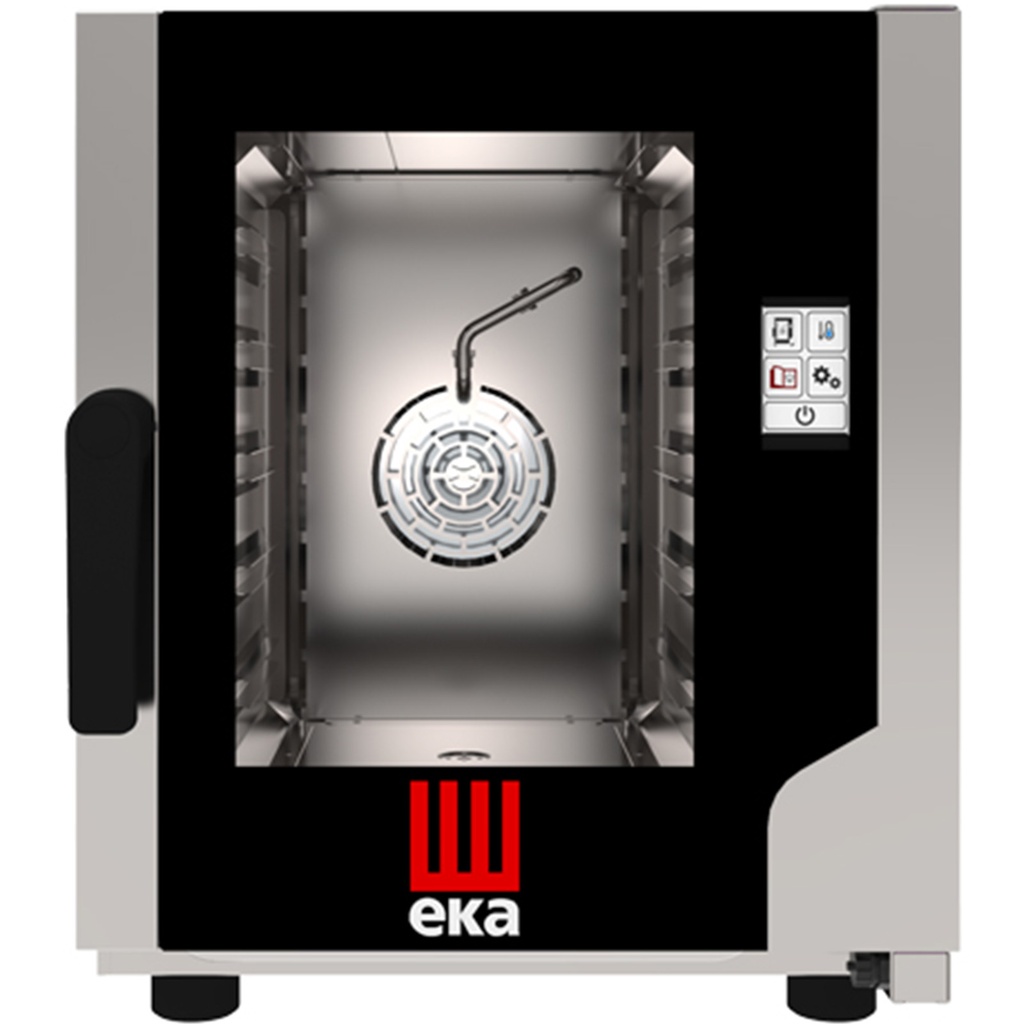 Electric combi steamer with touch panel 5 x GN 2/3 3.2 kW