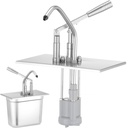 Lid for GN 1/4 container with dispenser dispenser - Hendi 558140