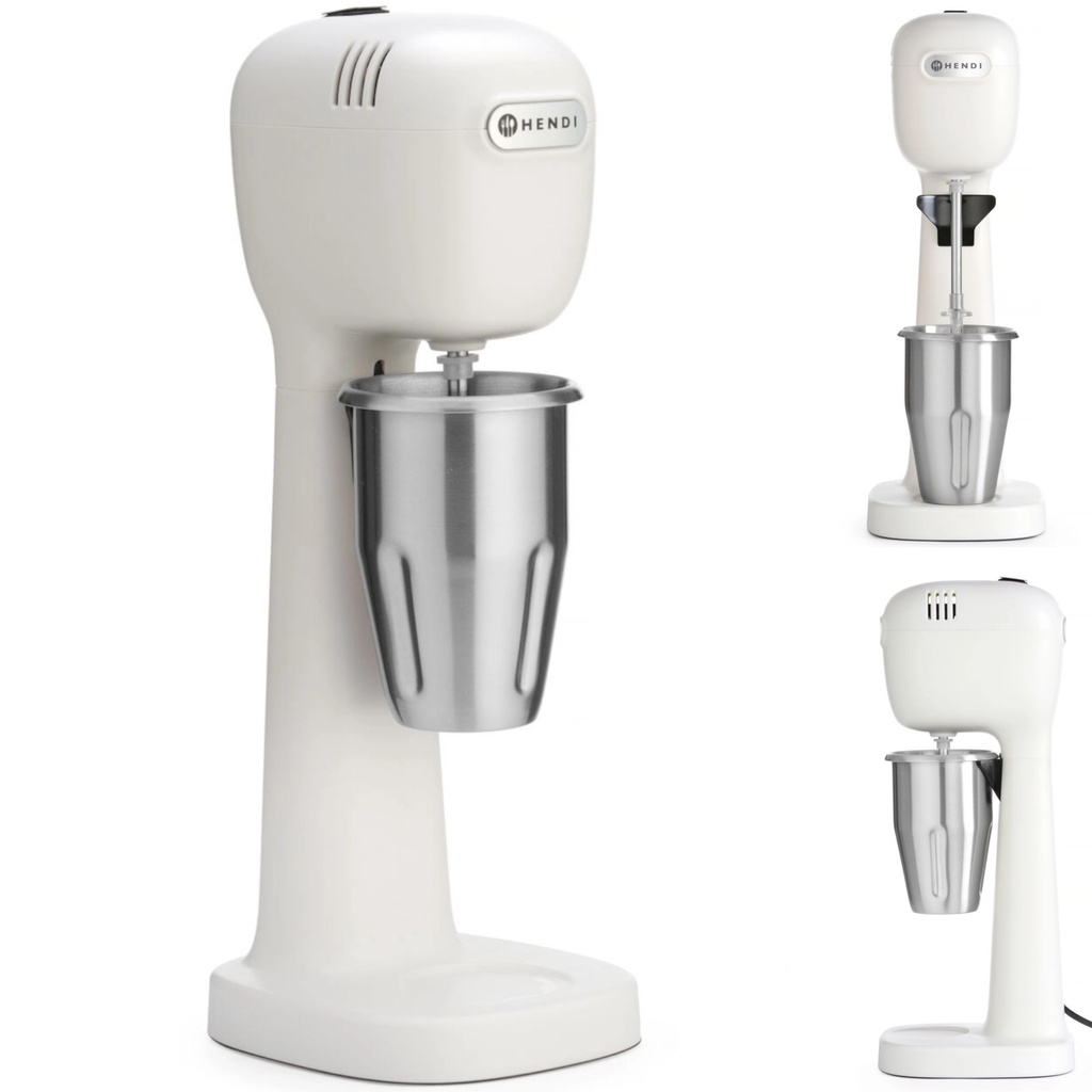 Shaker piimakokteili vahustaja 400 W valge - Hendi 221617