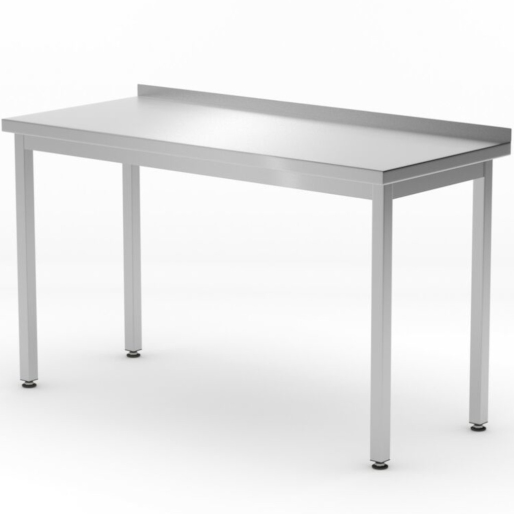 Budget Line STAL wall-mounted worktop with rim 1000 x 600 x 850 mm - Hendi 817209