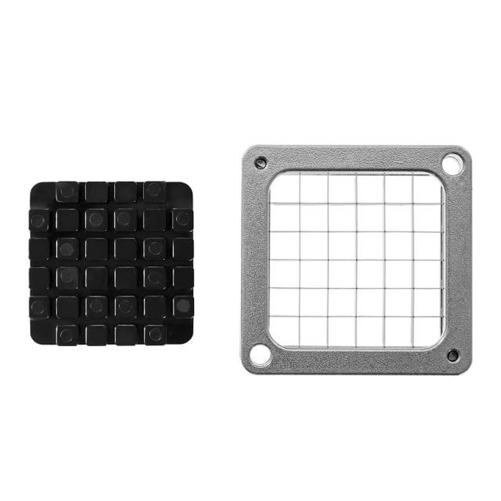 Blade knife with press for manual fries slicer bars 13x13mm