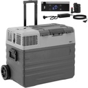 Külmutusfunktsiooniga ratastel autokülmik 12/24 V DC/AC 60 W 52 l