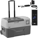 Car travel refrigerator on wheels with freezing function 12/24 V DC/AC 60 W 30 l