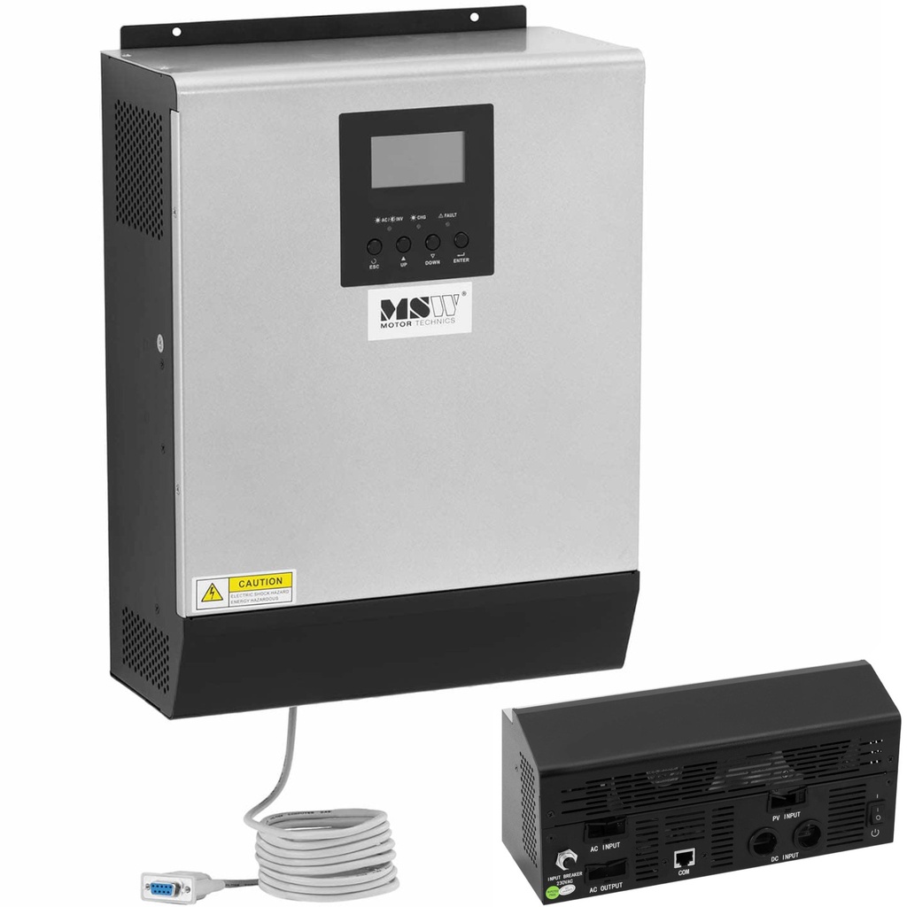 Off-grid solar inverter for photovoltaics LCD 2000 VA